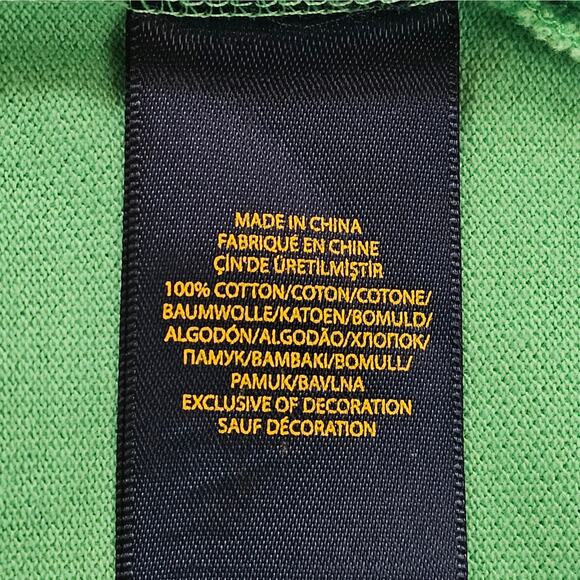 NWT Ralph Lauren Polo Shirt Boys Size XL 18 20 Green Short Sleeve - Picture 5 of 10